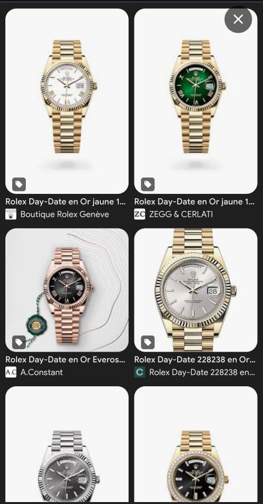 Montre Rolex de Luxe Homme