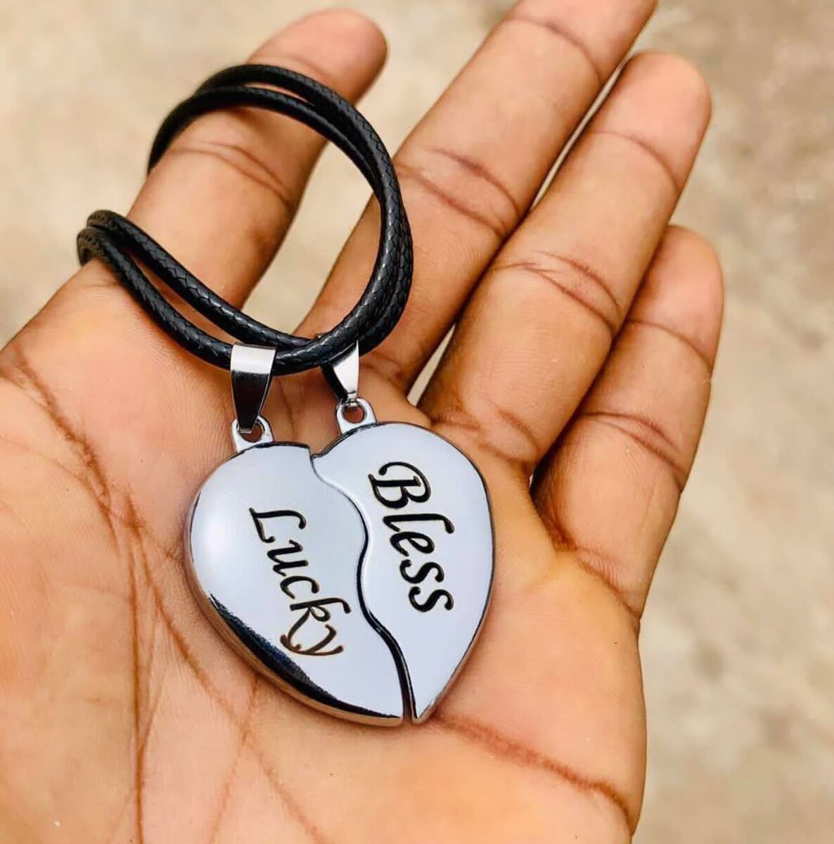 Couple love necklace