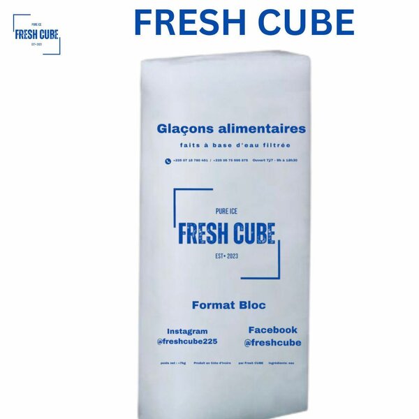 Blocs de Glace 7kg Fresh Cube
