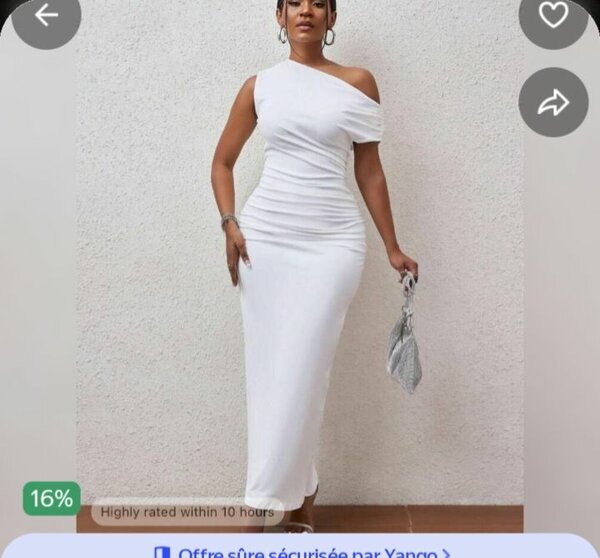 Robe blanche élégante