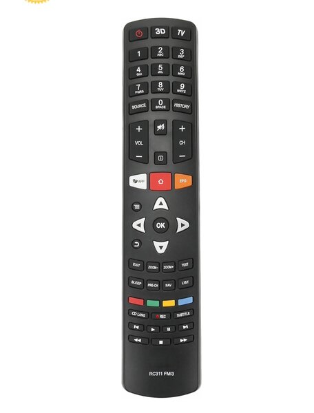 TCL smart led tv remote