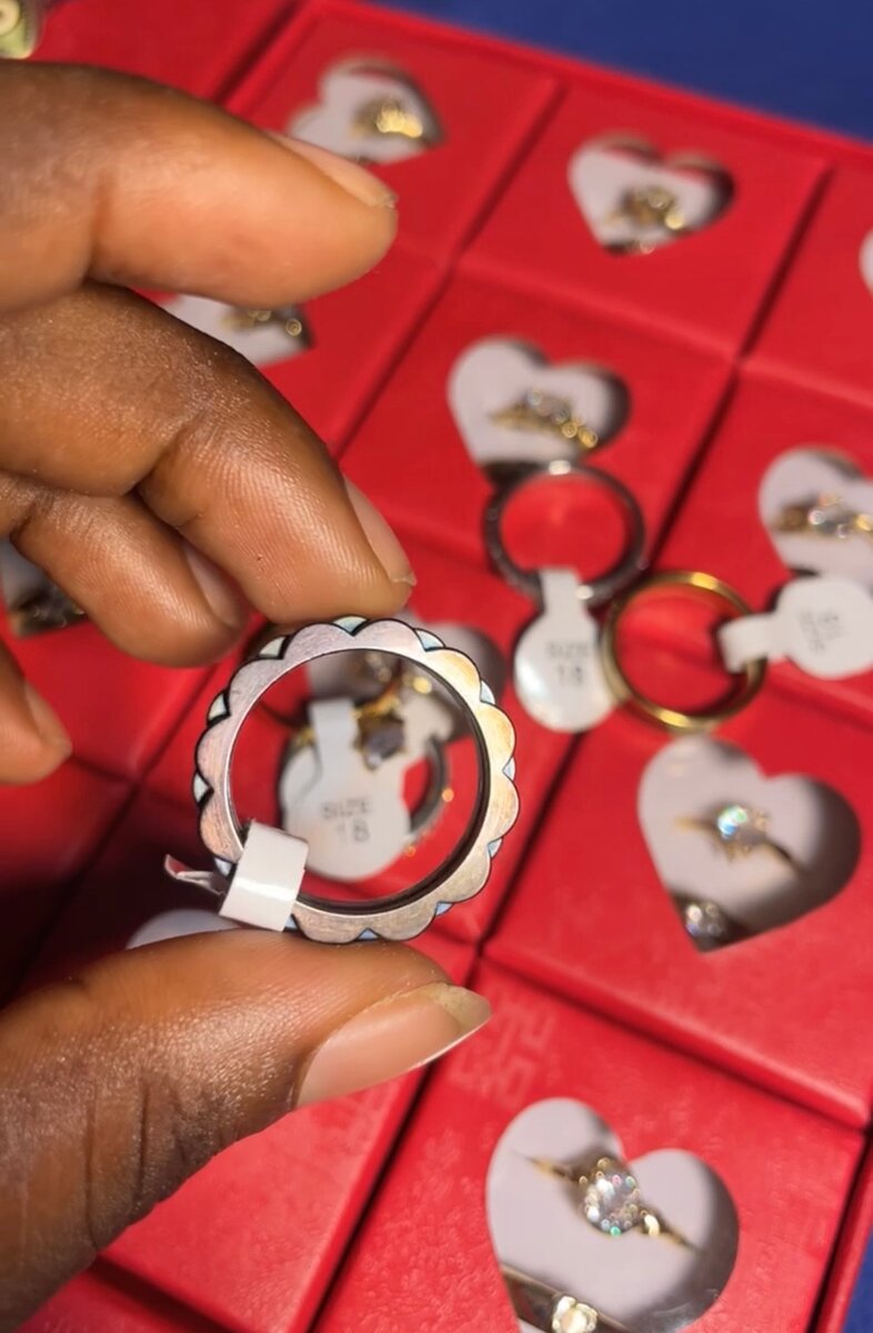 Bague élégante homme taille 21