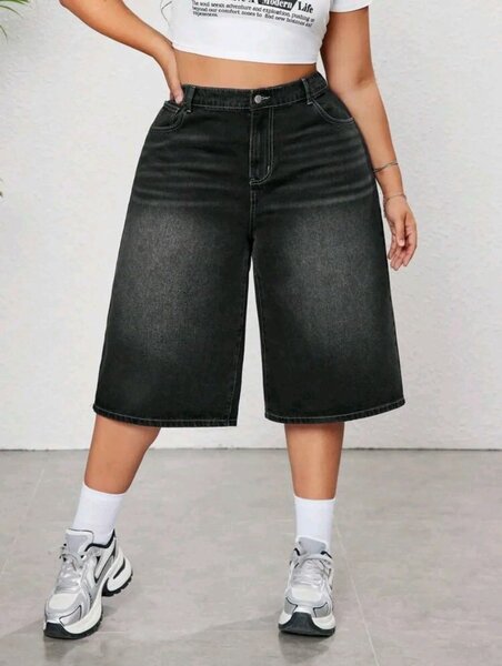 Jean noir large femme