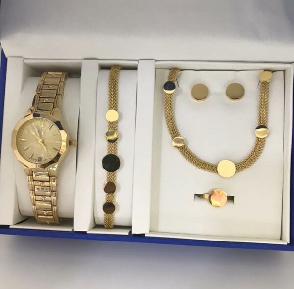 chic ensemble Or Plaqué avec les cercles