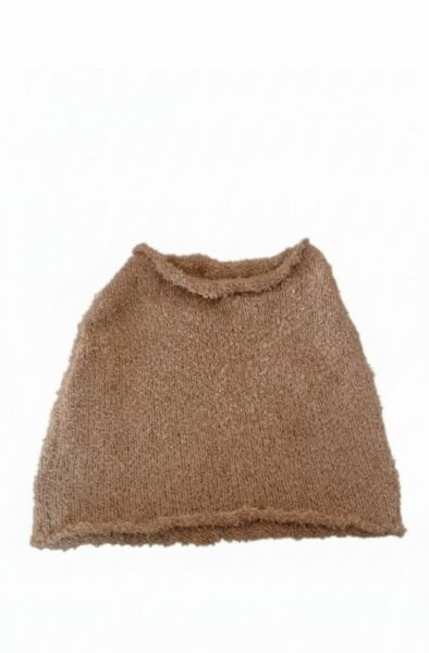 Jupe en laine bouclée