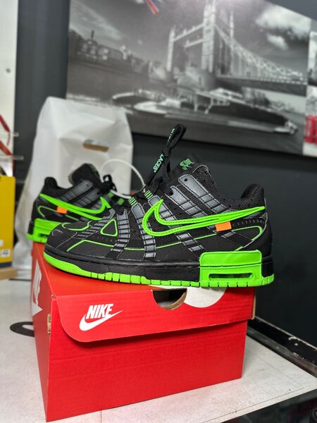 Nike Rubber Dunks X Off-White Green Strike