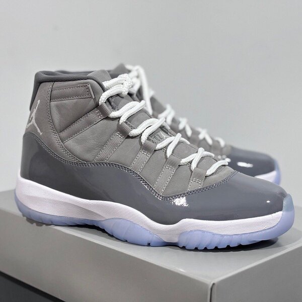 Baskets Air Jordan grises