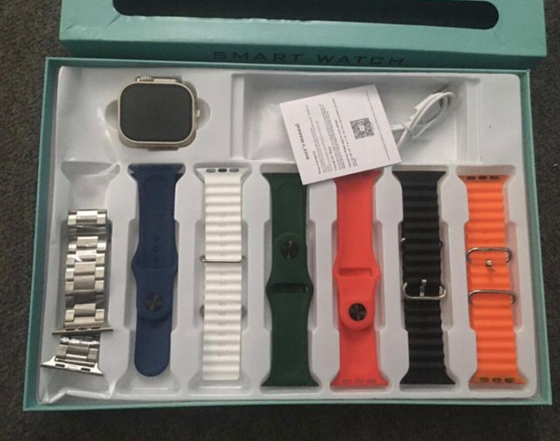 Ultra 2 Cown Smart watch 7 in 1 Strap