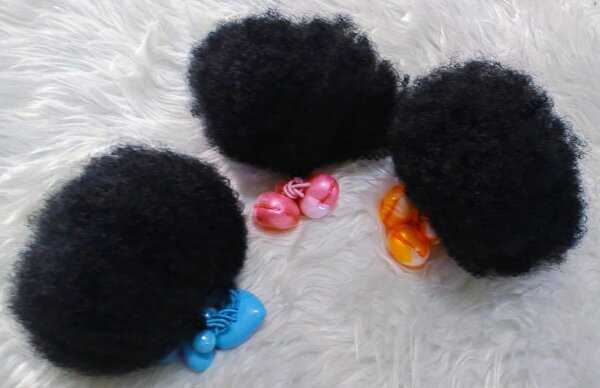 Postiche chignon enfants