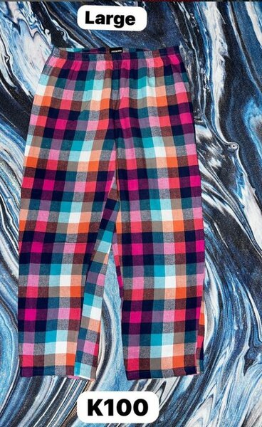 Women's comfortable plaid pajama pants