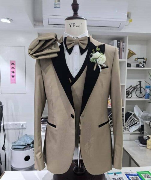 Turkish biege Suit 3 piece