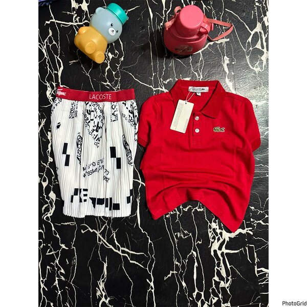 Polo rouge pour enfants