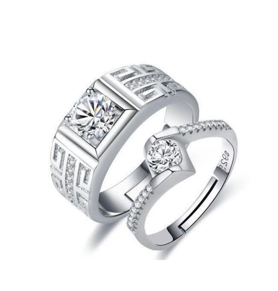 Bague Couple en Argent