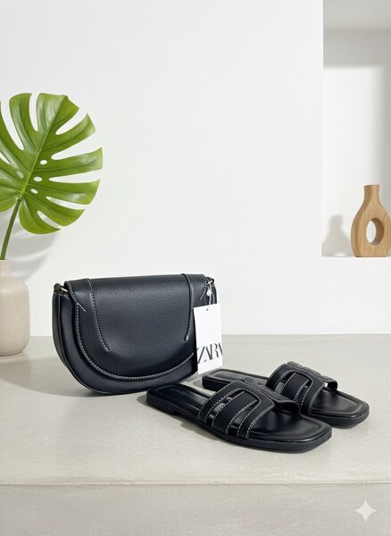 Ensemble Sac à Main et Sandales