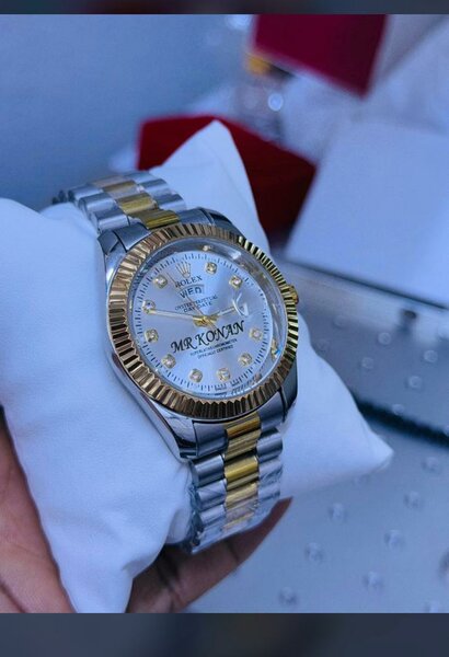 Luxury Dual-Tone Wristwatch