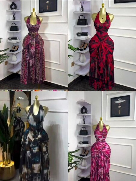 Robe Longue Évasée Femme