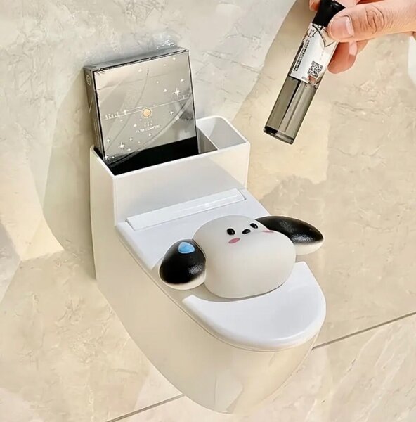 Cendrier créatif en forme de toilette