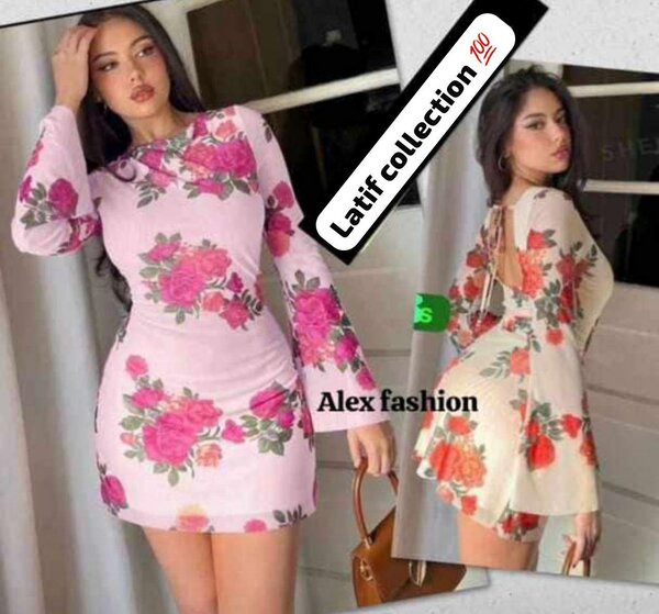 Robe de soirée florale élégante