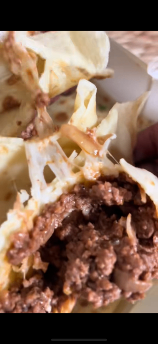 Crêpes salées viande hachée