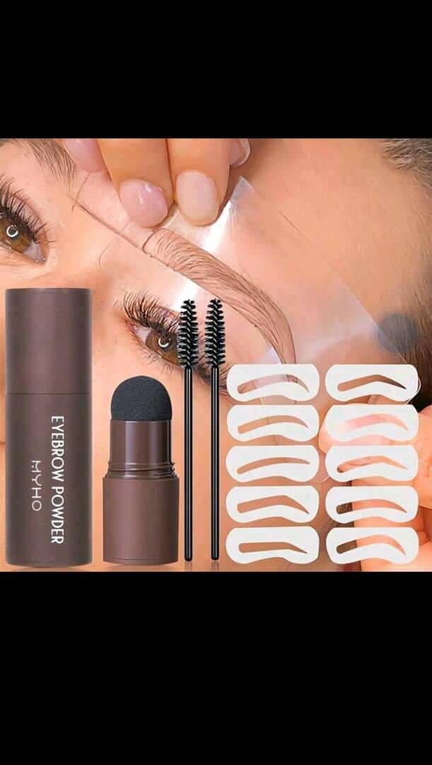 Tampon a sourcils et masque