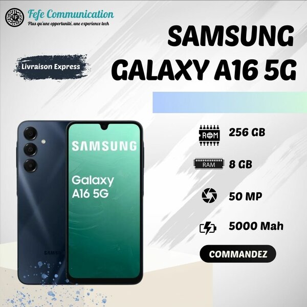 Samsung A16 - 5G - 256GB - 8GB