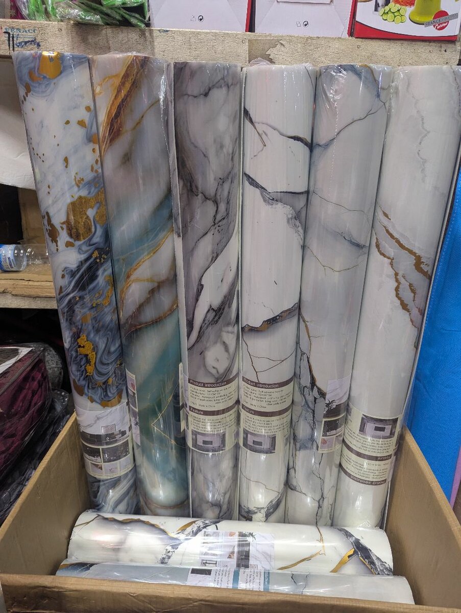 Autocollants PVC Marbre 1,2/3m