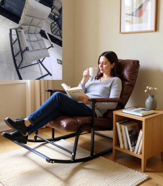 Fauteuil à bascule confortable