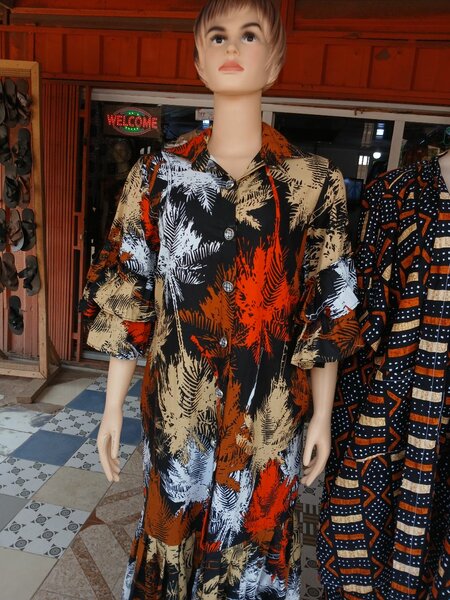 African straight dress