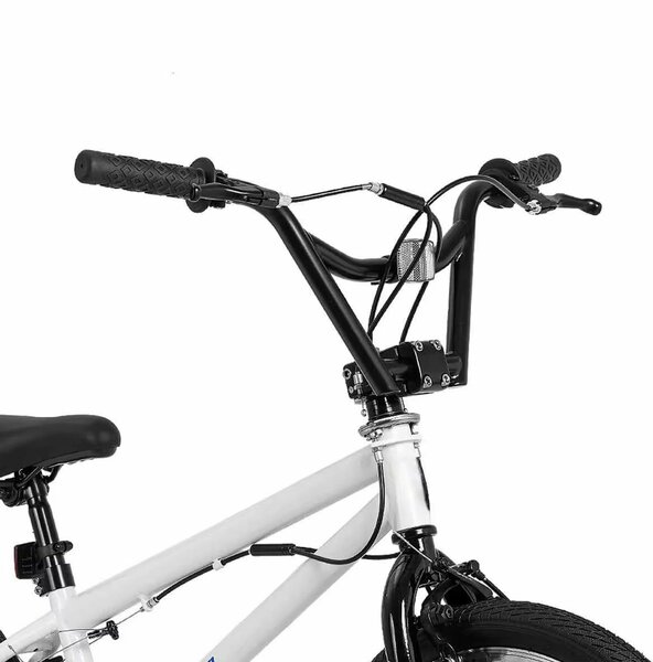 Vélo BMX enfant blanc et noir