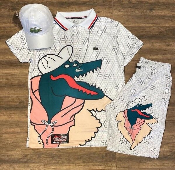 Ensemble Lacoste crocodile garcon