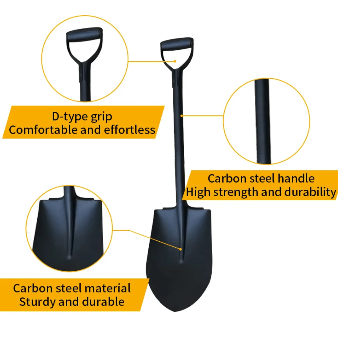 Pelle en acier carbone résistante