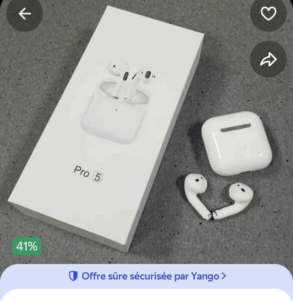 Écouteurs Bluetooth sans fil Pro 5