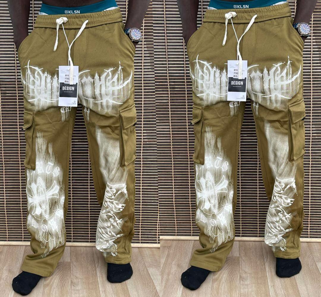 Pantalons cargo imprimés tendance