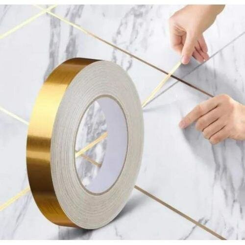 2 Ruban adhésif décoratif doré