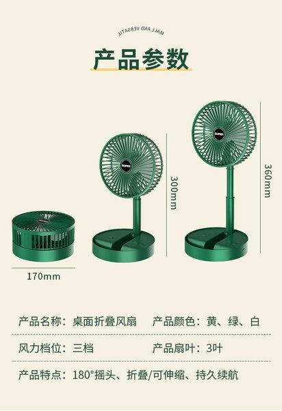 Rechargeable fan