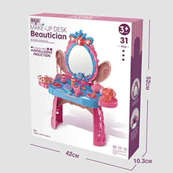 Ensemble de coiffeuse Princesse, accessoires de maquillage a