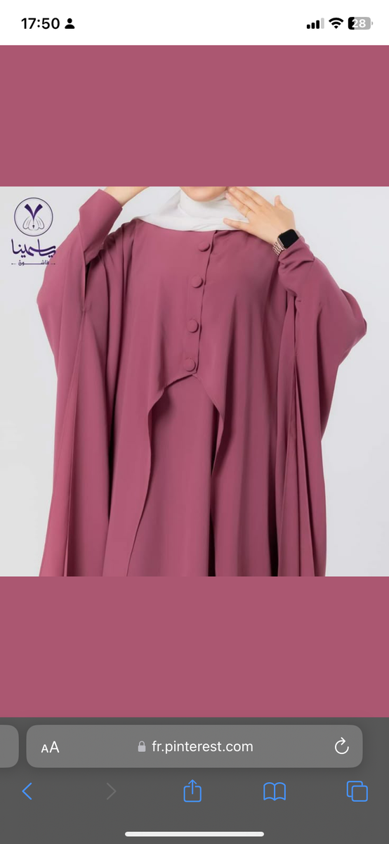 Robe longue élégante hijab