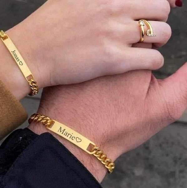 Bracelets personnalisés couples