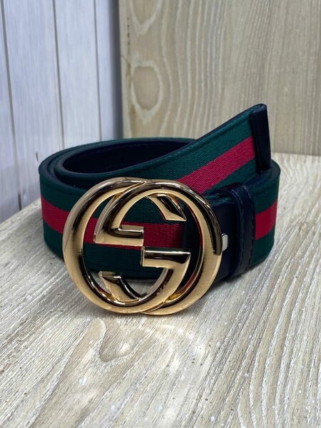 Ceinture élégante en cuir et toile