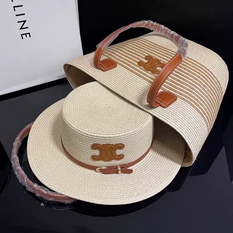 Chapeau et Sac en Paille