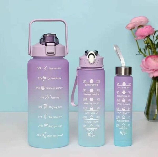 Bouteille d'eau motivante