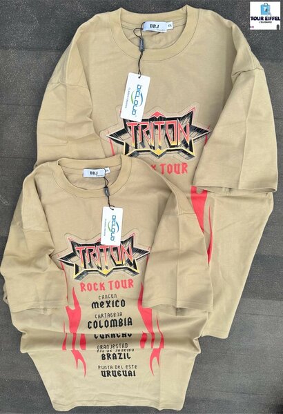 T-shirt Rock Tour Beige
