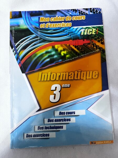 Cahier Informatique 3ème