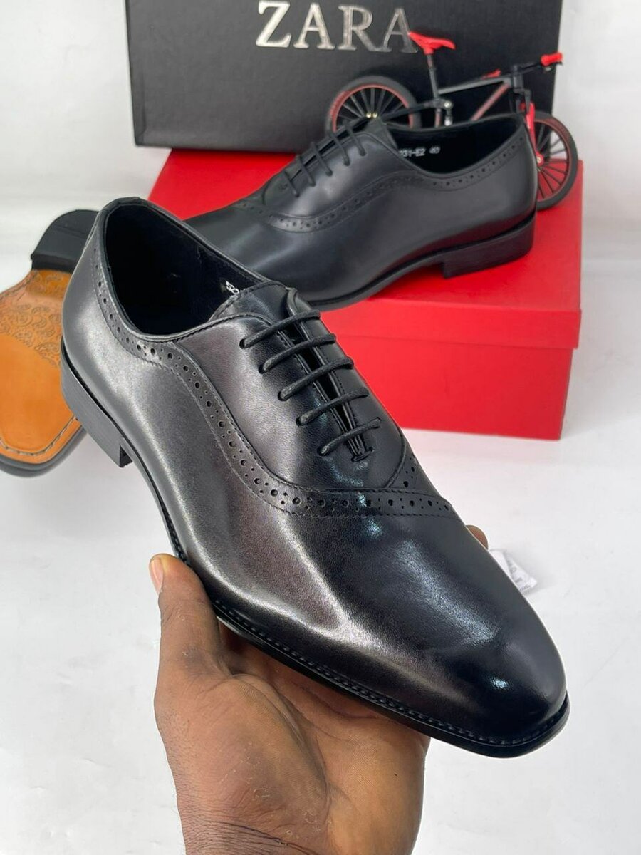 Solid Leather Formal Shoes