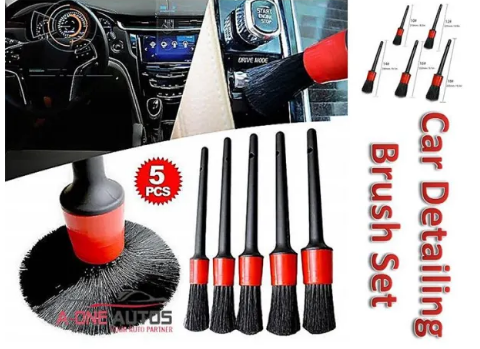 Car Detailing Brush Set of 5pcs