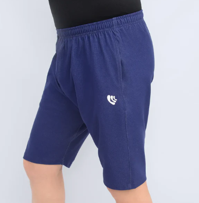 denim blue 4D Stretch Fitness shorts