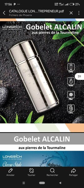 Gobelet Alcalin Tourmaline