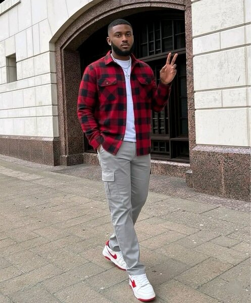 Pantalon cargo homme décontracté