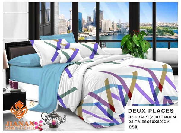 Parure de lit moderne 2 places