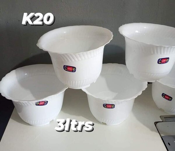 flower pots of 3 liters